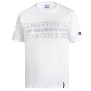 Koszulka t-shirt Martini Racing Big Logo Sparco biała