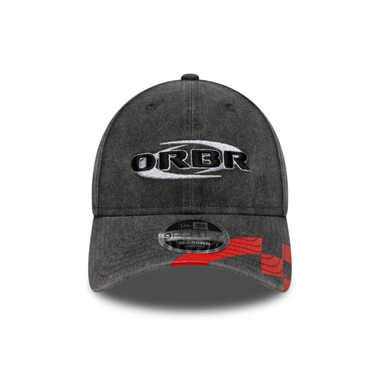 Czapka baseballowa męska Washed czarna Red Bull Racing 2026