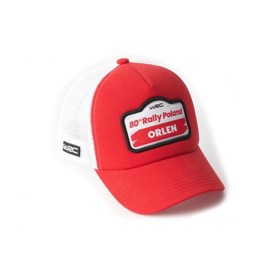 Czapka z daszkiem Trucker Rally Poland czerwona
