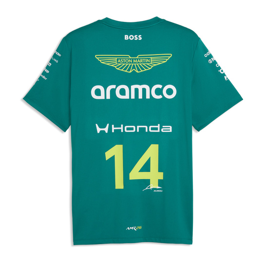 Koszulka t-shirt męska Alonso Team Aston Martin F1 2026