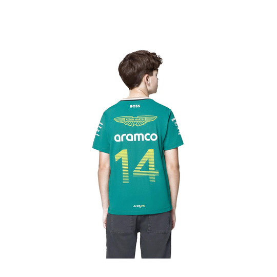 Koszulka t-shirt dziecięca Alonso Team Aston Martin F1 2025