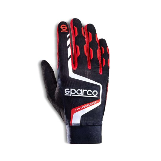 Rękawice gamingowe Sparco Hypergrip+ czarne/czerwone