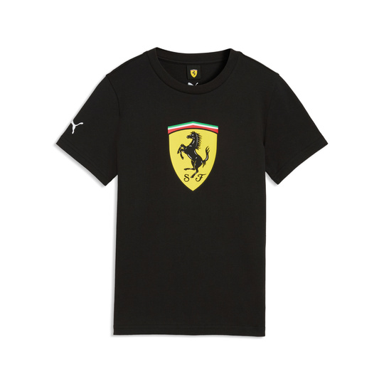 Koszulka t-shirt dziecięca Large Logo Scuderia Ferrari F1 2026 czarna