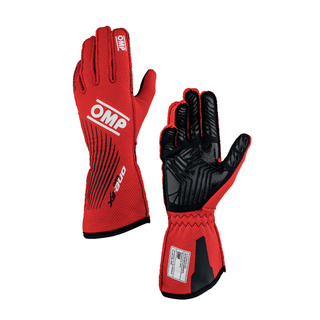 Rękawice OMP One EVO FX MY26 czerwone (FIA)