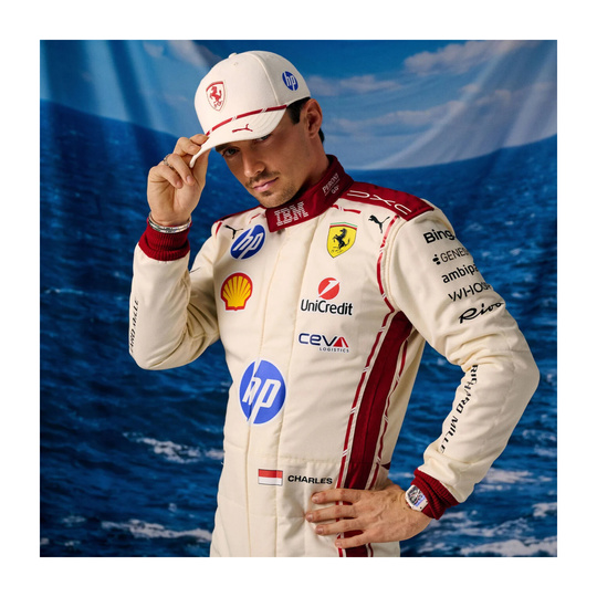 Czapka baseballowa męska Monaco GP Charles Leclerc Ferrari F1 2026