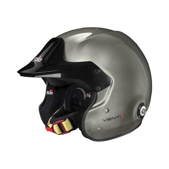 Kask Stilo Venti4 Trophy Jet Composite Hans (FIA) srebrny