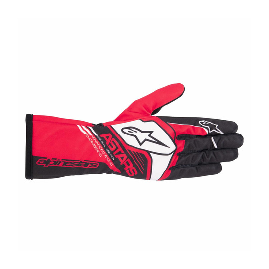 Rękawice kartingowe Alpinestars TECH-1 K RACE V2 CORPORATE czerwono-czarne