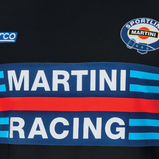 Koszulka t-shirt Martini Racing Sparco czarna