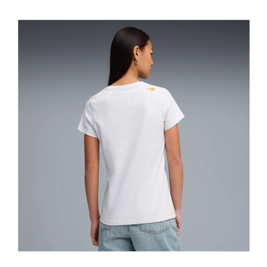 Koszulka t-shirt damska Small Logo McLaren F1 2026 biała