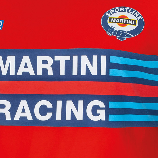 Koszulka t-shirt Martini Racing Sparco czerwona