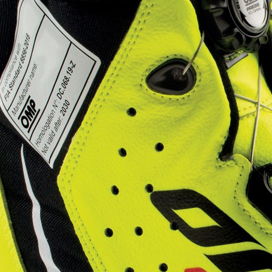 Buty OMP One EVO X R żółte (FIA)