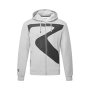 Bluza z kapturem rozpinana AMR Graphic Aston Martin Racing 2026 szara