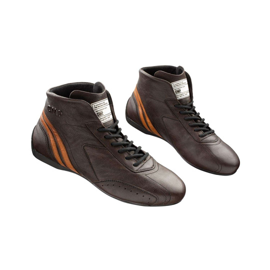 Buty OMP Carrera MY21 ciemnobrązowe (FIA)