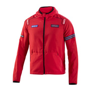 Kurtka przeciwdeszczowa Wilson Martini Racing Sparco czerwona
