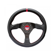 Kierownica Sparco R383 Champion czarna/czerwona