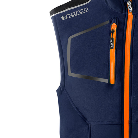 Bezrękawnik Tech Sparco granatowy/pomarańczowy