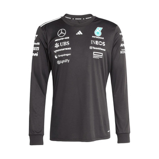 Koszulka z długim rękawem Team Mercedes AMG F1 czarna