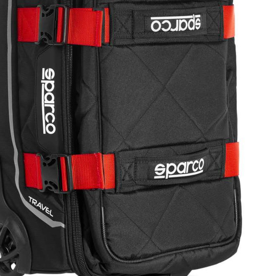 Torba Travel Sparco czarna/czerwona