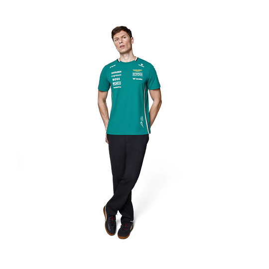 Koszulka t-shirt męska Alonso Team Aston Martin F1 2025