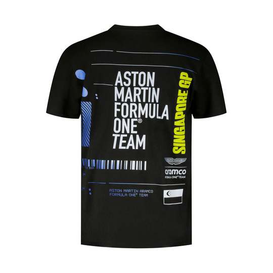 Koszulka t-shirt męska GP Singapuru Aston Martin F1 2025
