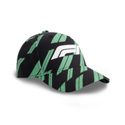 Czapka baseballowa męska Track Graphic zielona Formula 1 2026