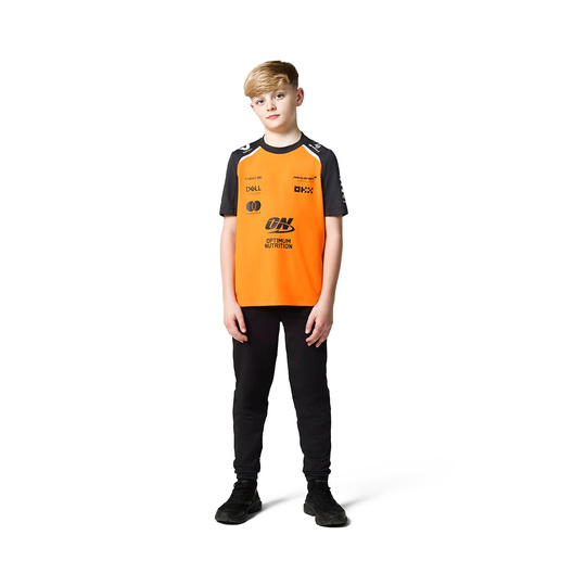 Koszulka t-shirt dziecięca Set Up Team pomarańczowa McLaren F1 2025
