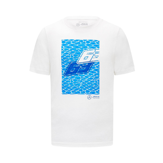 Koszulka T-shirt męska Russell Miami Mercedes AMG F1 