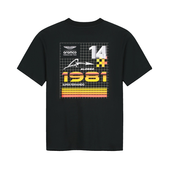 Koszulka t-shirt Fernando Alonso Barcelona Aston Martin F1 2026