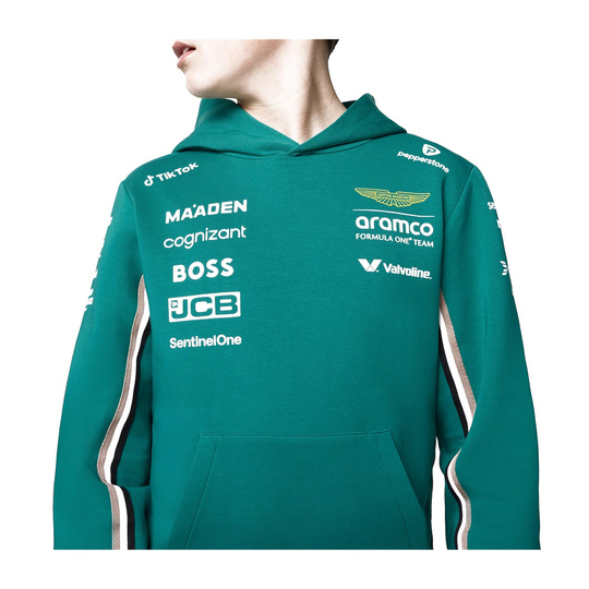 Bluza dziecięca z kapturem Team Aston Martin F1 2025