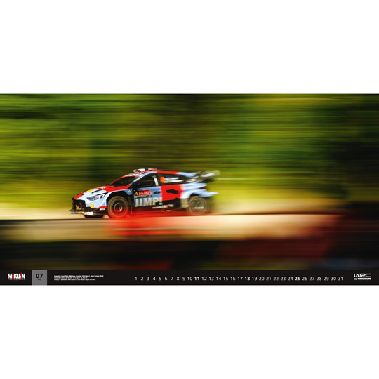 Kalendarz ścienny Rally 2027 - The Wider View McKlein