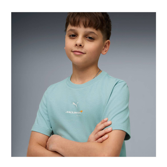 Koszulka t-shirt dziecięca Small Logo McLaren F1 2026 niebieska
