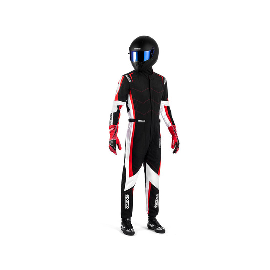 Kombinezon Sparco Kerb czarny/czerwony (FIA)