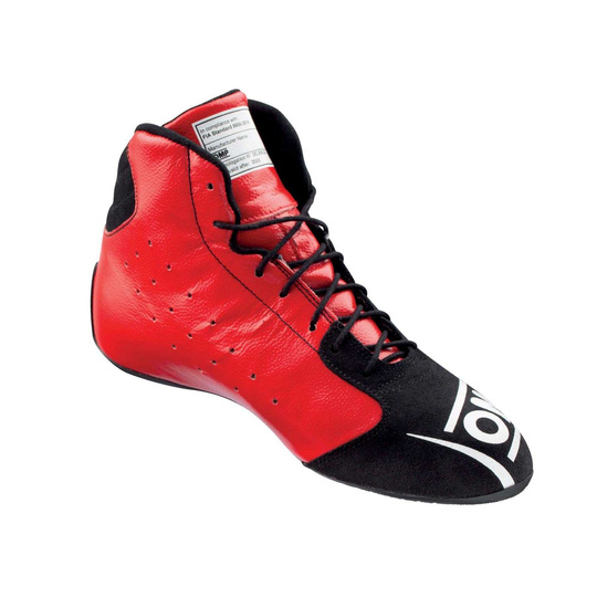 Buty OMP Tecnica MY21 czarne/czerwone (FIA)