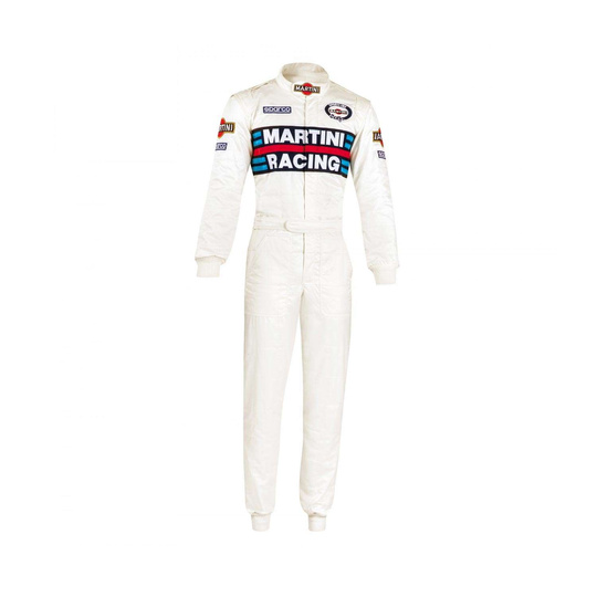 Kombinezon wyścigowy Sparco MARTINI RACING biały (homologacja FIA)