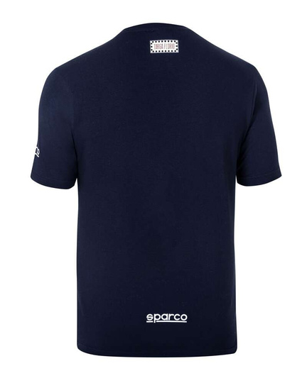 Koszulka t-shirt Targa Florio Merzario #AM1 Sparco granatowa