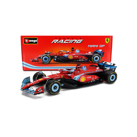 Model bolidu Charles Leclerc 1:18 Miami SF24 Scuderia Ferrari F1