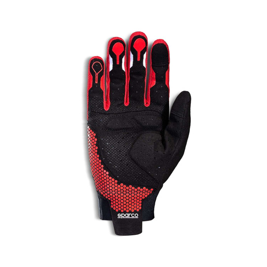 Rękawice gamingowe Sparco Hypergrip+ czarne/czerwone