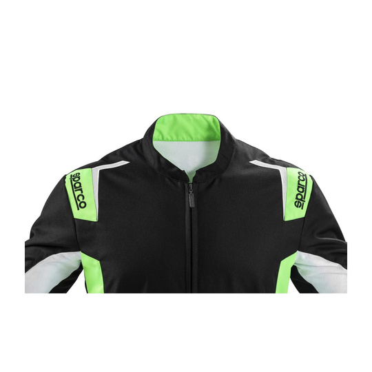 Kombinezon Sparco Thunder MY22 czarny/zielony (CIK)