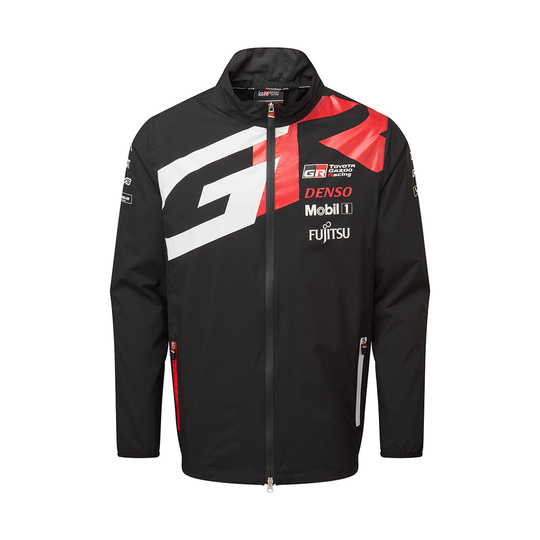 Kurtka przeciwdeszczowa Rain Team czarna Toyota Gazoo Racing WEC 