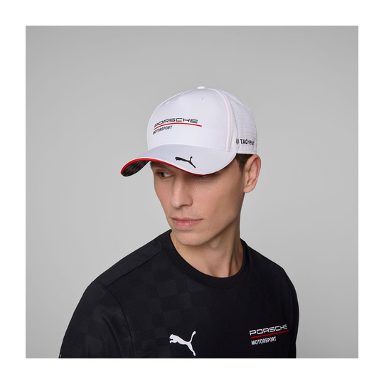 Czapka baseballowa męska Team biała Porsche Motorsport 2026