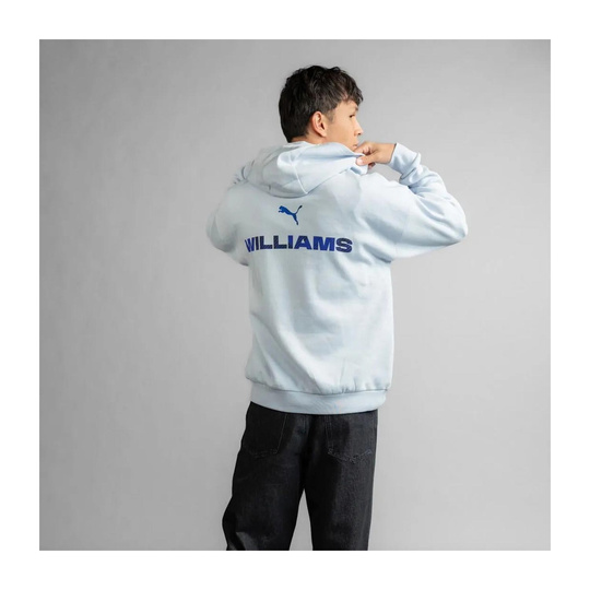 Bluza z kapturem Oversized Williams F1 niebieska