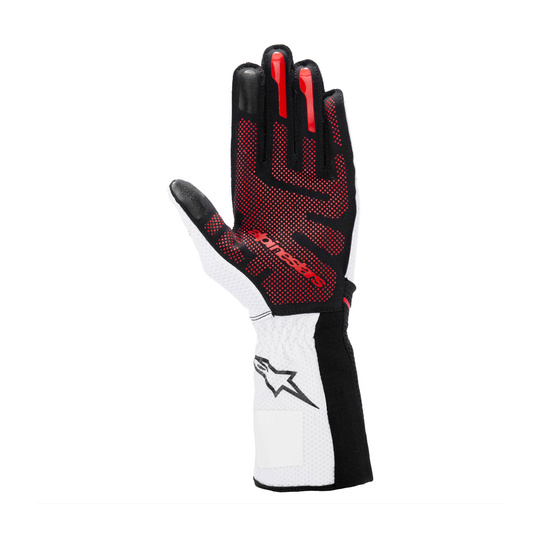 Rękawice Alpinestars Tech-1 KX V4 białe/czarne (FIA)
