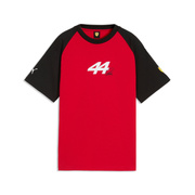 Koszulka t-shirt dziecięca Graphic Lewis Hamilton Scuderia Ferrari F1 2026 czerwona