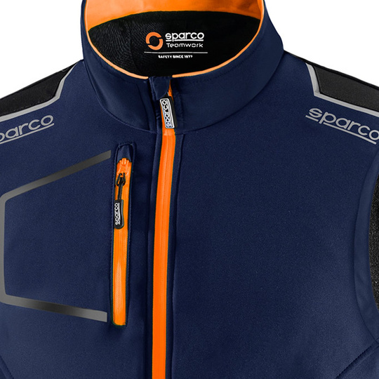 Bezrękawnik Tech Sparco granatowy/pomarańczowy
