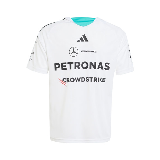 Koszulka t-shirt dziecięca Team Mercedes AMG F1 2026 biała