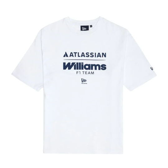 Koszulka t-shirt męska Logo biała Williams Racing 2026