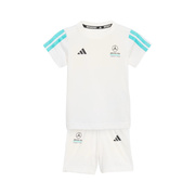 Zestaw niemowlęcy DNA Shortsleeve Mercedes AMG F1 2026 biały