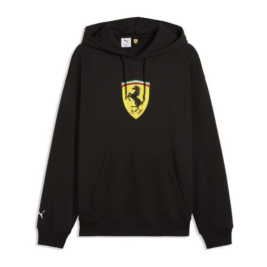 Bluza z kapturem Large Logo Scuderia Ferrari F1 2026 czarna