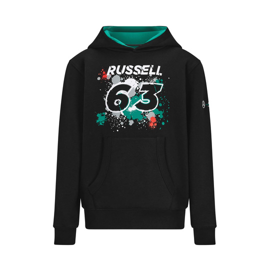 Bluza z kapturem dziecięca George Russell 63 Mercedes AMG F1