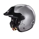 Kask otwarty Stilo Venti TROPHY JET Hans srebrny (FIA-SNELL)